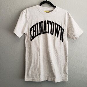 Chinatown Market Corduroy Logo T-Shirt Men's Size S Short Sleeve Streetwear